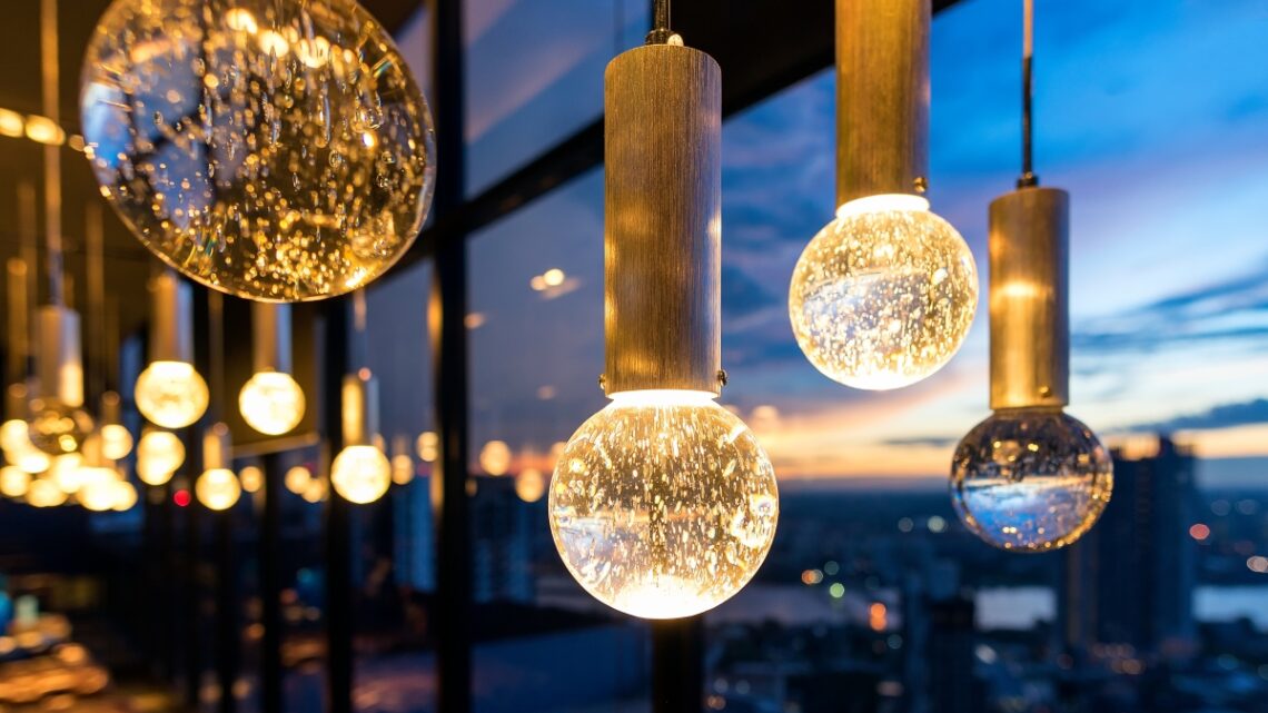 modèles de lustre en suspension