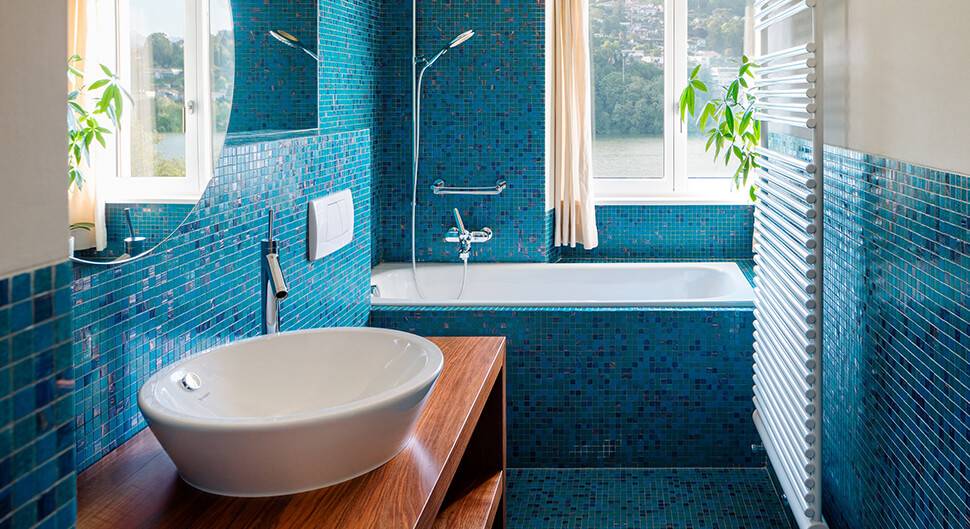 carrelage en mosaïque dans LA décoration intérieure