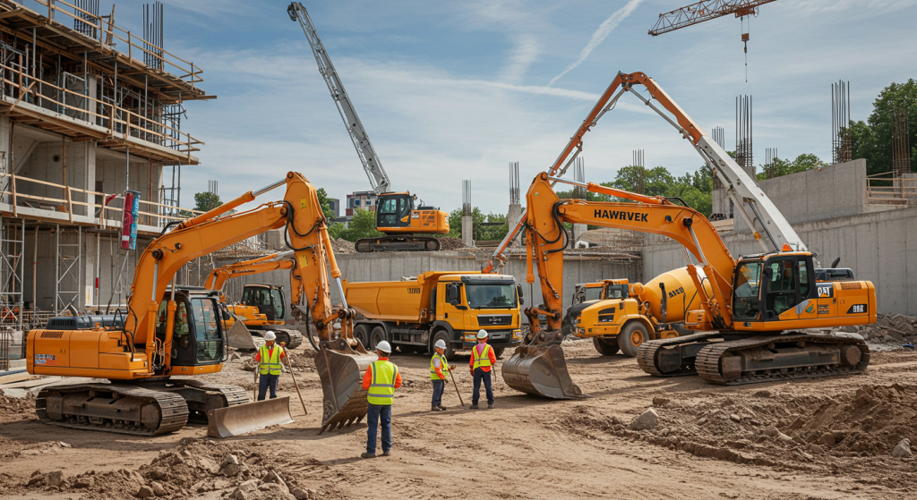 Les engins de chantier indispensables pour vos projets de construction