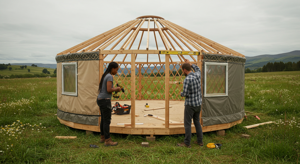 Comment construire une yourte contemporaine : guide complet ?